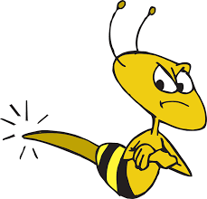 https://pixabay.com/en/bees-angry-insect-yellow-black-44527/
